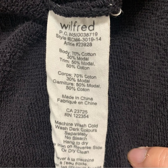 Wilfred Black Studded Open Front Jacket - Picture 14 of 16